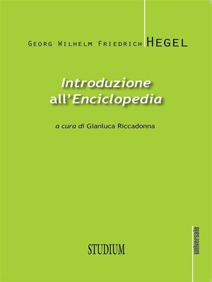 cover image of Introduzione all'Enciclopedia